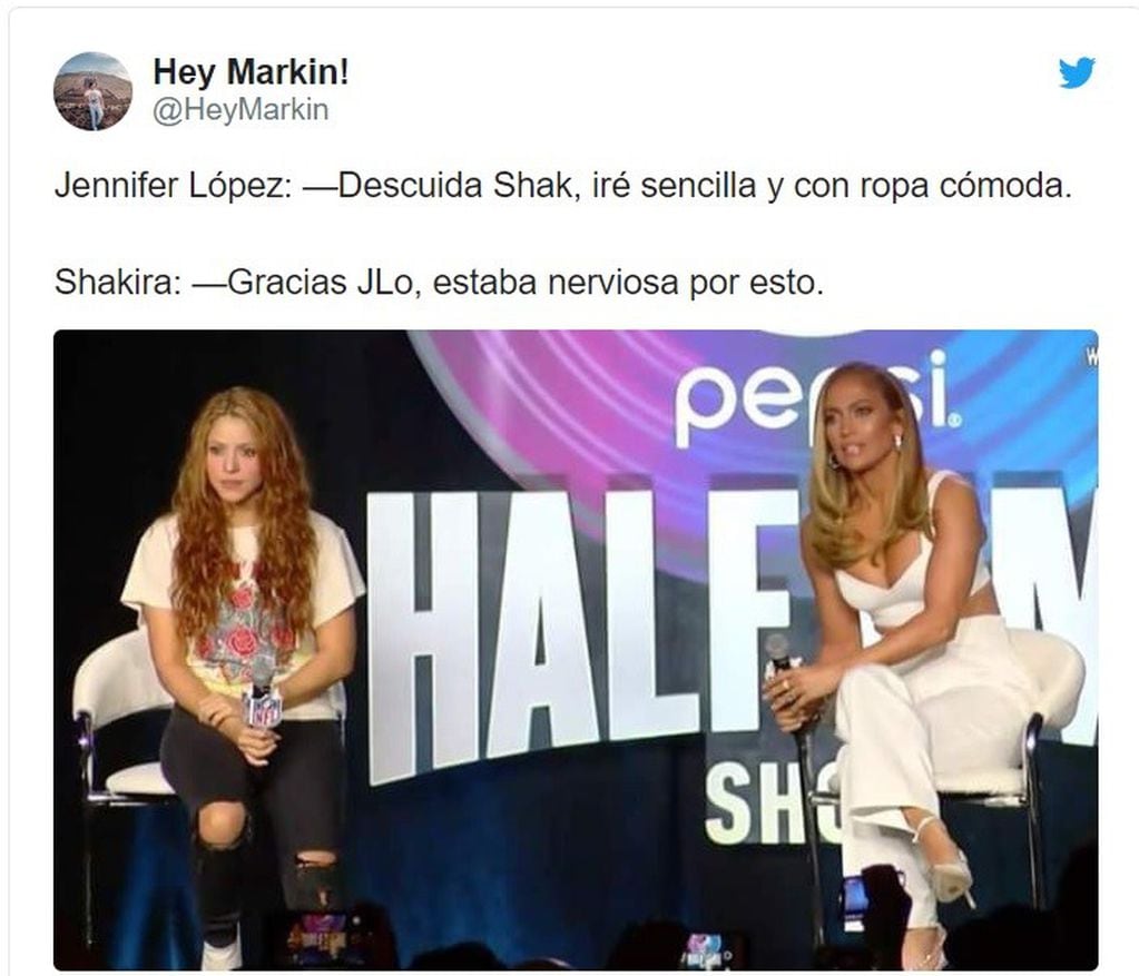Los usuarios tomaron el look de Shakira con humor.