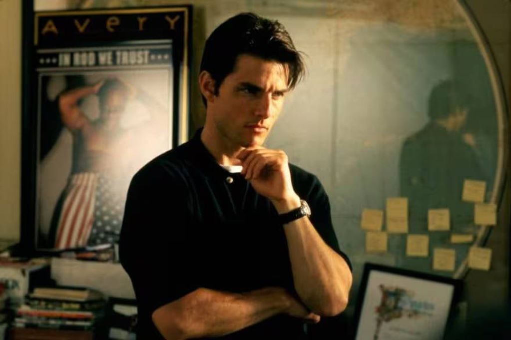 Tom Cruise en Jerry Maguire.