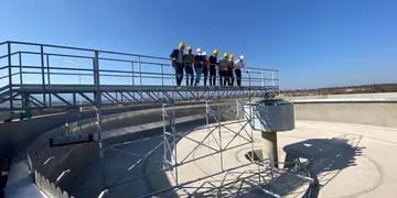 Obra de cloacas en Mina Clavero y Cura Brochero