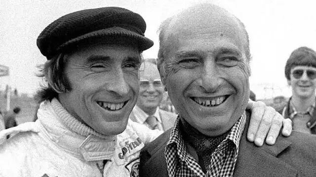 Jackie Stewart Juan Manuel Fangio