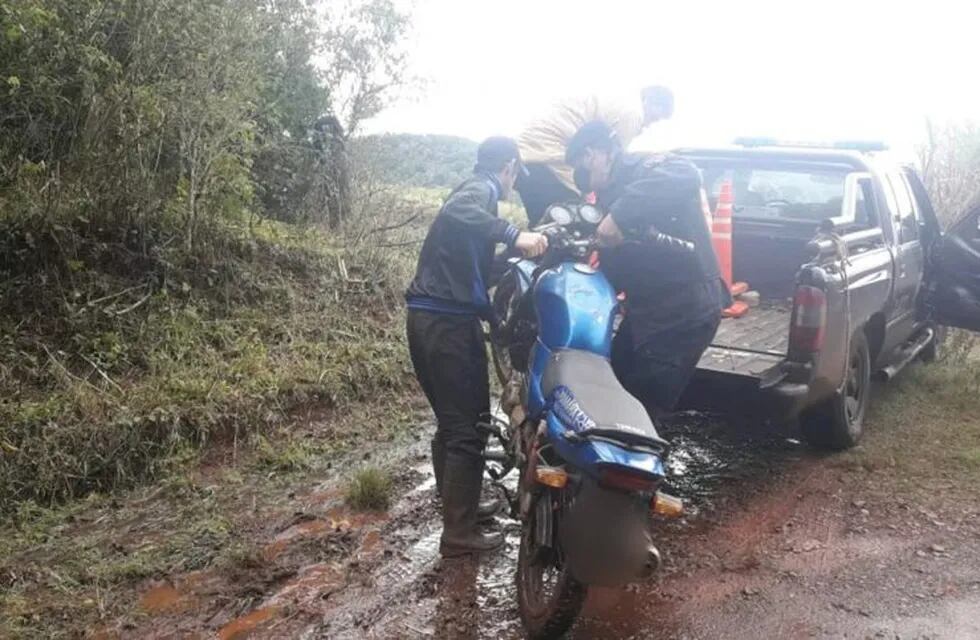 Recuperaron una motocicleta robada en Aristóbulo del Valle