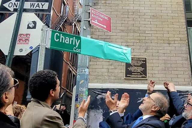 Charly García tiene su propia esquina en Nueva York