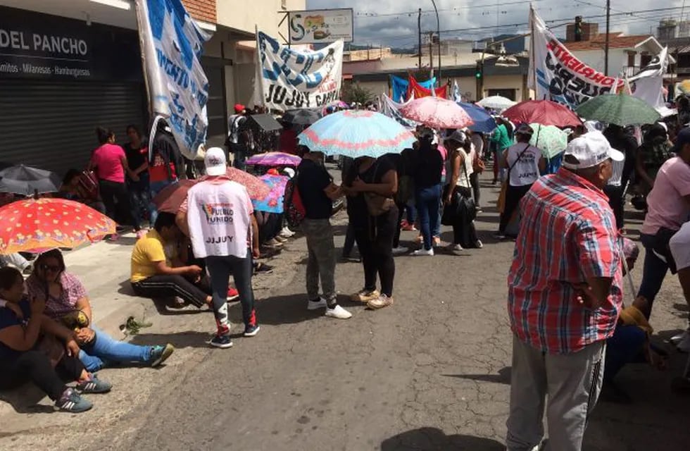 Protesta de la CCC en Jujuy
