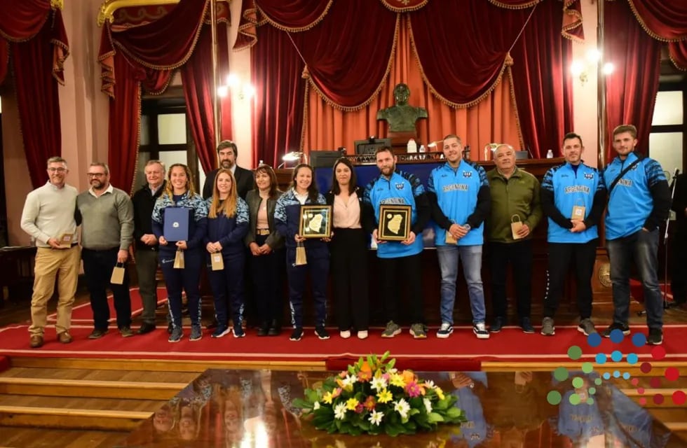 Cámara de Diputados homenajeó a las Selecciones Argentinas de Softbol