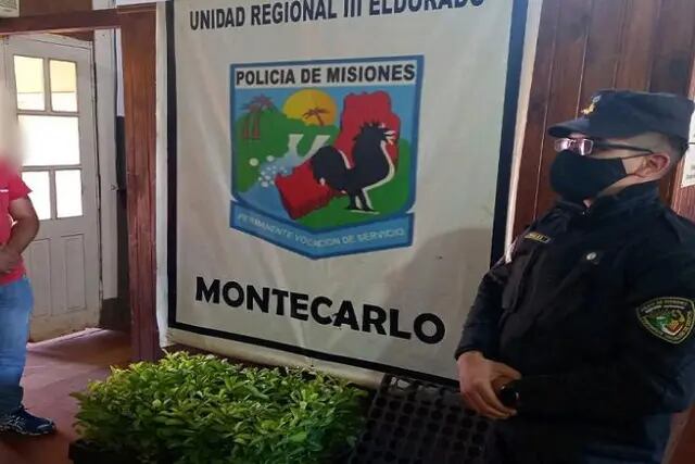 Colonia Laharrague: recuperan plantines de yerba. Policía de Misiones