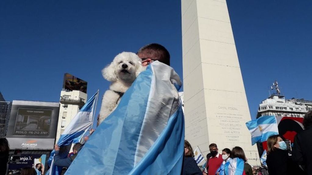 Nueva movilización contra el Gobierno en el Obelisco y distintos puntos del país (Foto: Clarín)