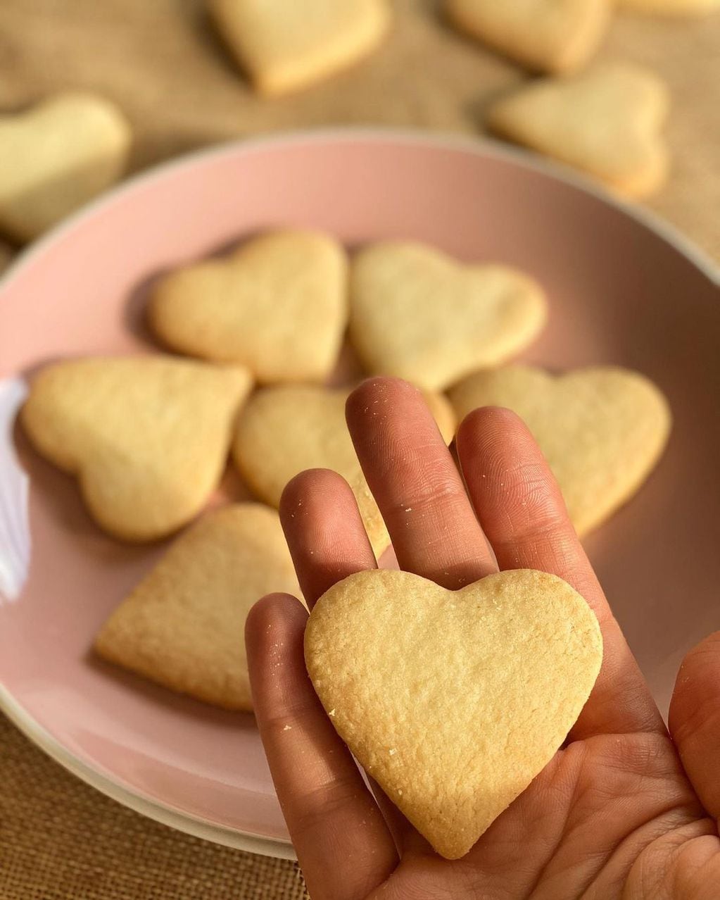 Las galletas de corazón de Camila Homs