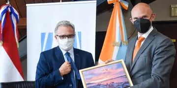 El embajador de Países Bajos fue recibido por la Municipalidad de Ushuaia.