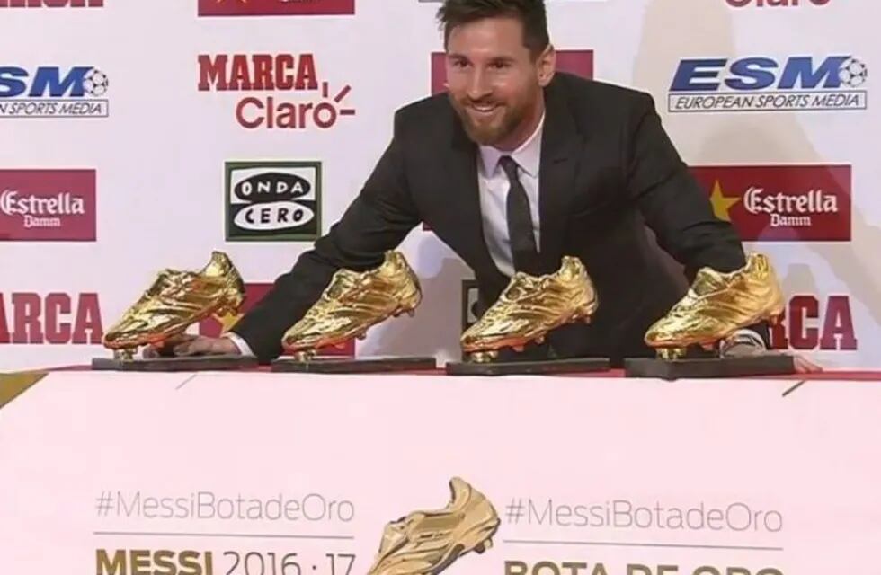 Lionel Messi obtuvo su cuarta Bota de Oro.