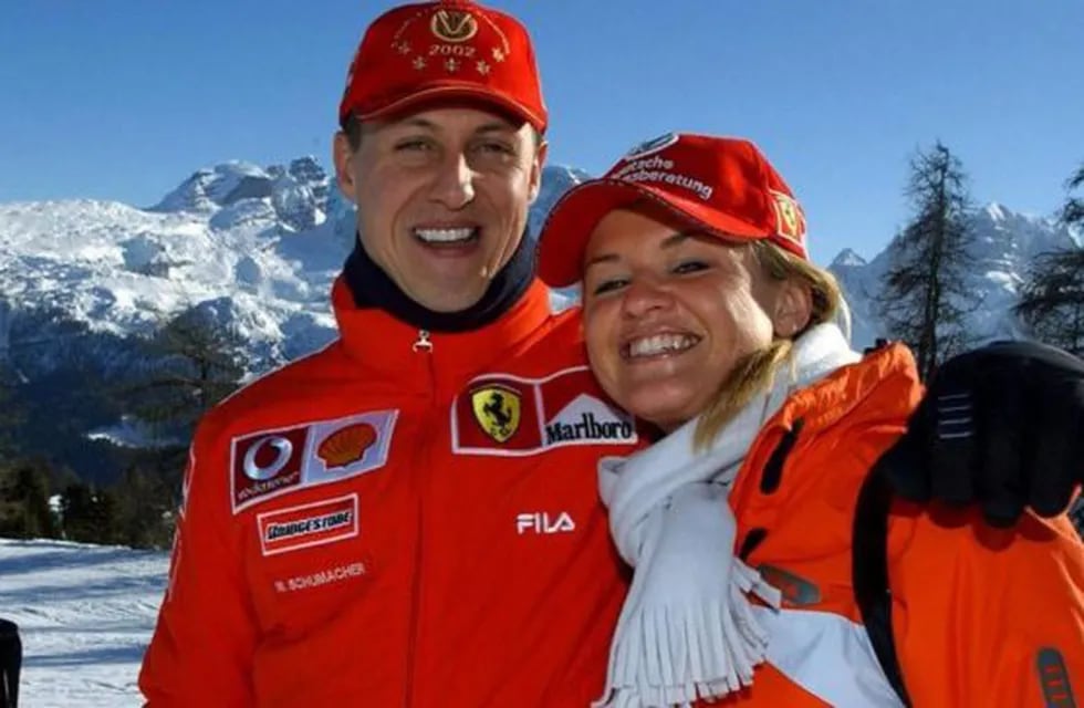 Michael Schumacher y su mujer Corinna (Foto: web)