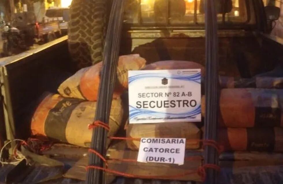 Detenidos por robar materiales del corralón en que trabajaban. (Policía de Salta)