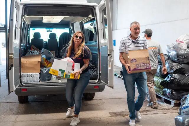 Donaciones para las familias afectadas por el temporal en Gualeguay