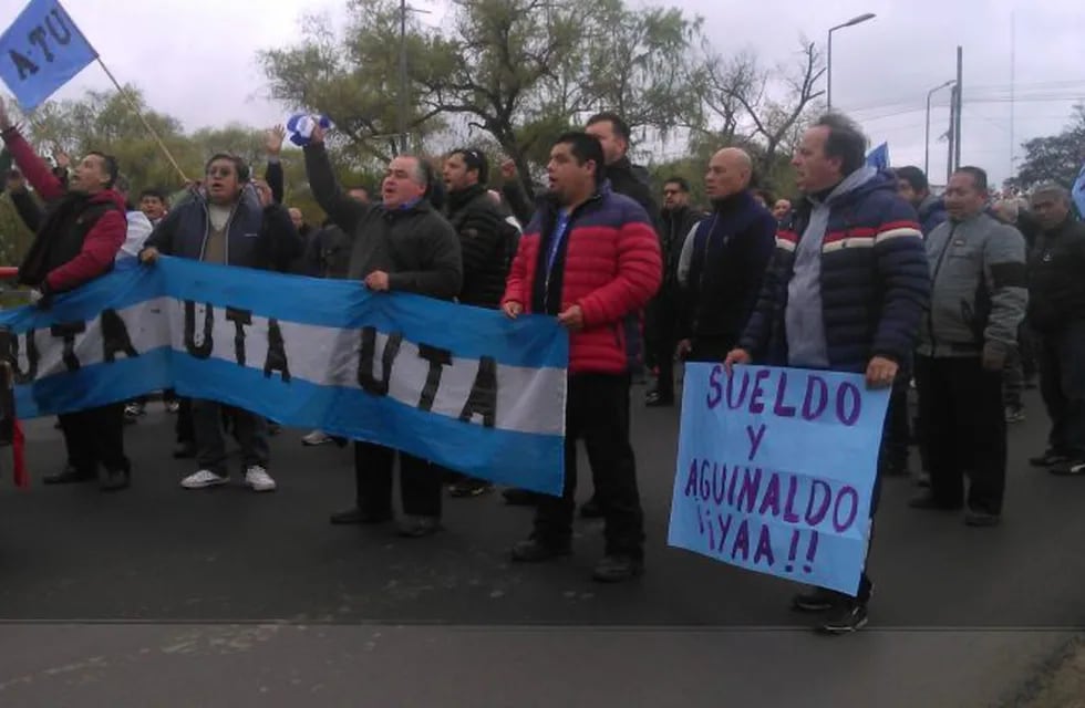 Protesta de la UTA Jujuy