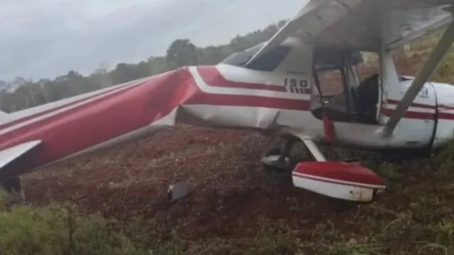 Milagro en Eldorado: una avioneta se estrelló y sus tripulantes salieron prácticamente ilesos del accidente