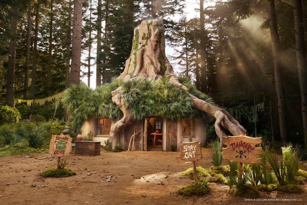 Airbnb alquila la casa en el pantano de Shrek.