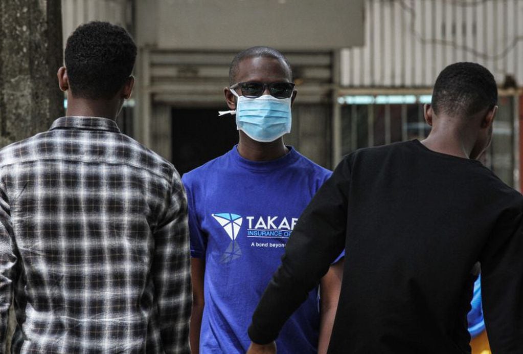 La situación en Kenia: una infectada. (AFP)