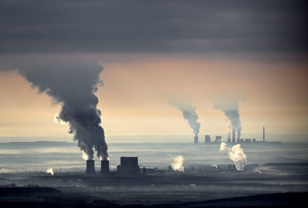 Vista aerea de la Central Eléctrica de Carbón en Lausitz, Alemania. Paul Langrock / Greenpeace