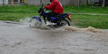 Temporal de lluvia en Córdoba