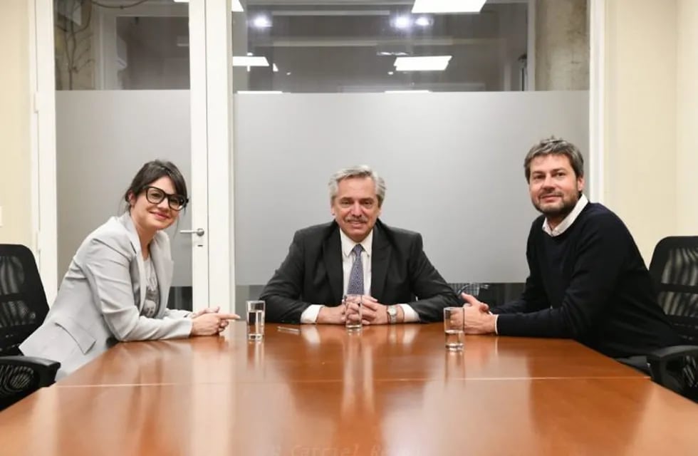 Fernández y Lammens oficializaron la candidatura de Marziotta  (Prensa | Frente de Todos)