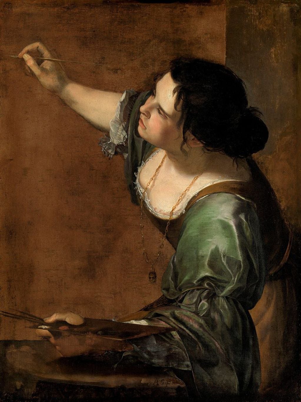 Autorretrato de Artemisia Gentileschi - Google Cultural Institute.