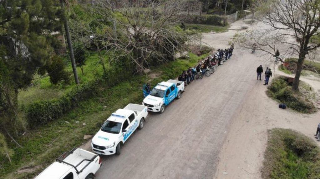 Fueron 15 los allanamientos simultáneos que hizo la Policía en la zona sur de la ciudad.