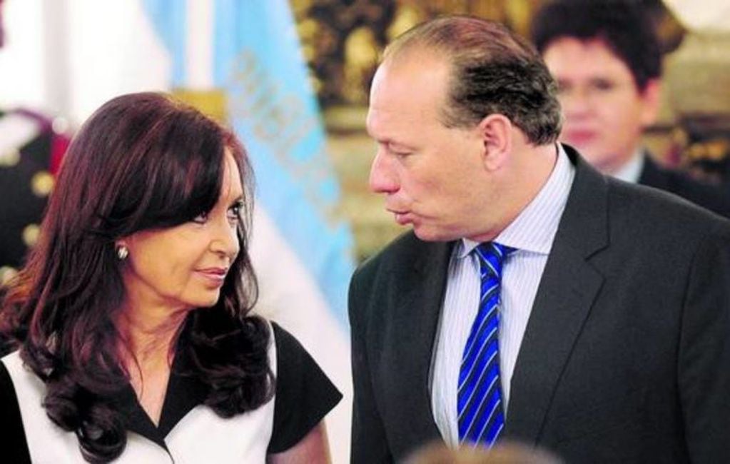 Cristina Kirchner y Sergio Berni (Web)
