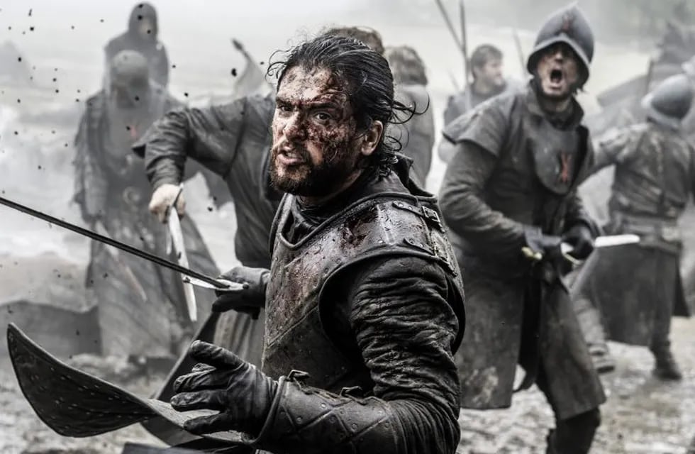 In this image released by HBO, Kit Harington appears in a scene from 