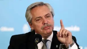 Alberto Fernández, presidente de la Nación. AFP