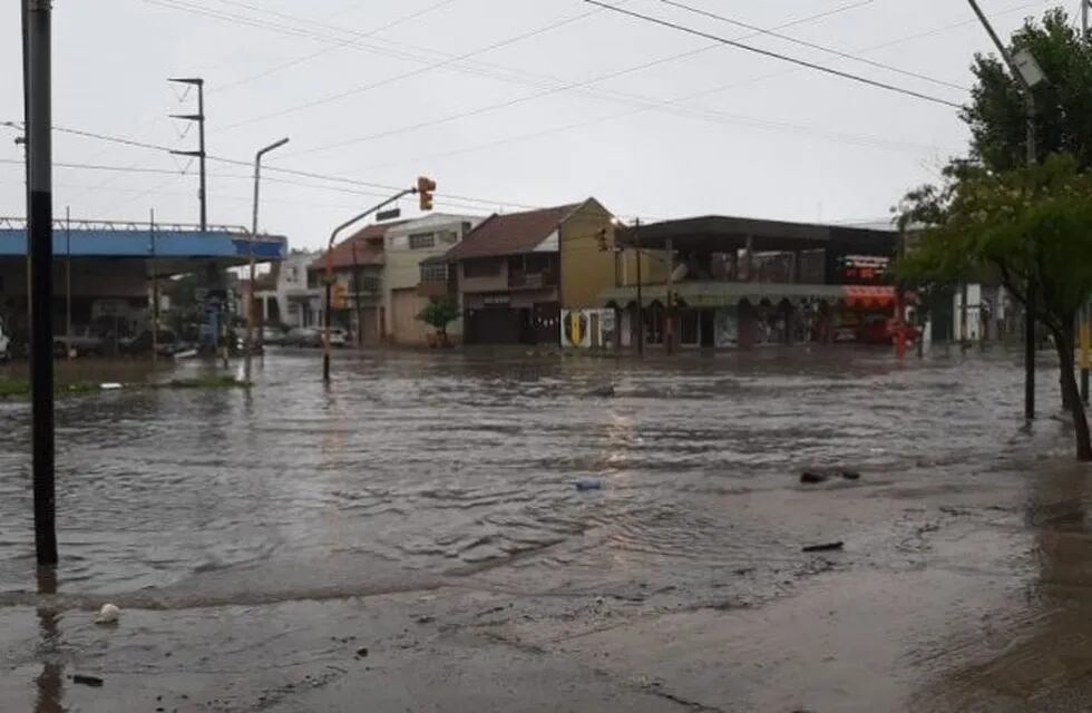 Siguen las complicaciones por las lluvias en Mar del Plata (Foto: Ahora Mar del Plata)