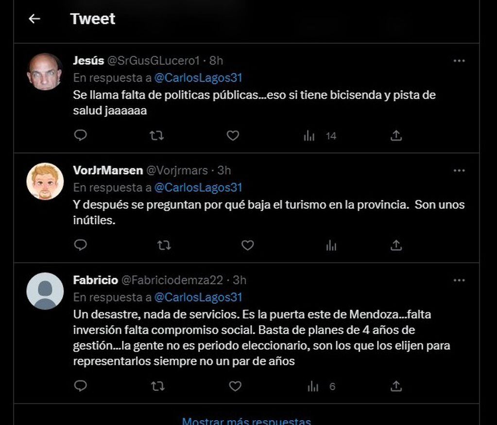 Un tweet sobre Desaguadero se volvió viral y evidenció el desolador estado del ingreso a Mendoza.