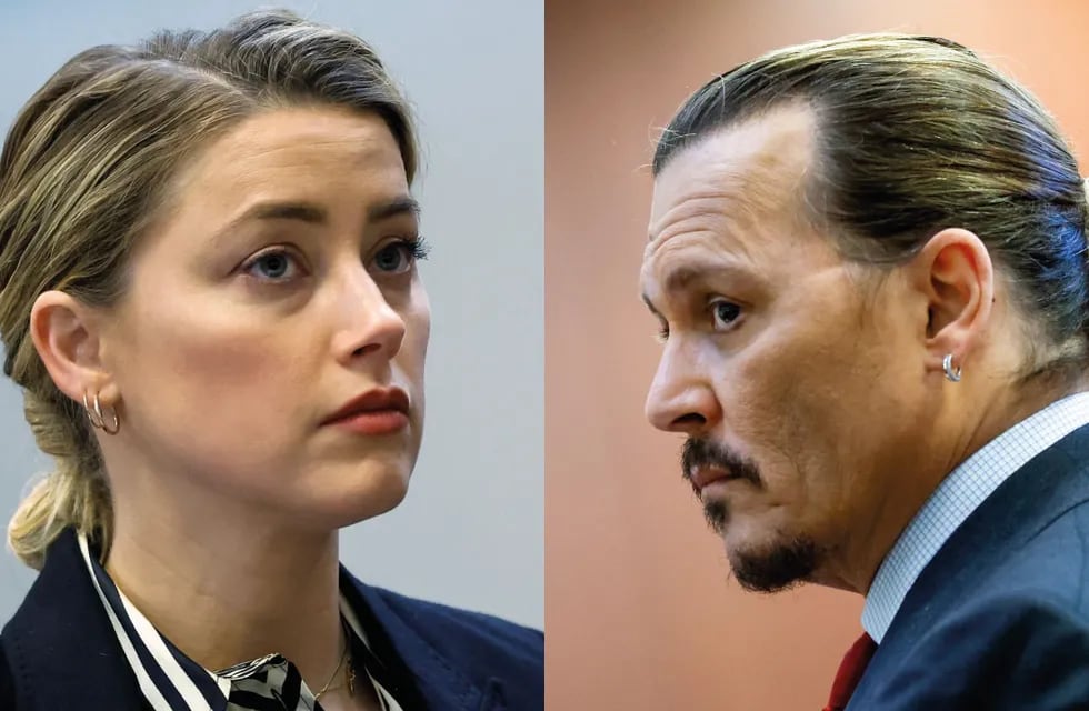 Johnny Depp y Amber Heard llegan al final del juicio.