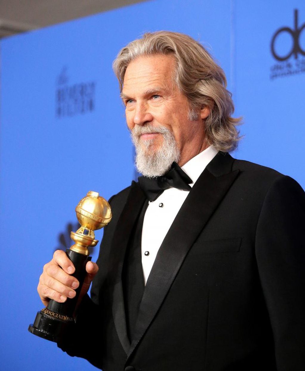 En 2019, Jeff Bridges posando en la entrega de los Golden Globe (EFE/EPA/MIKE NELSON)