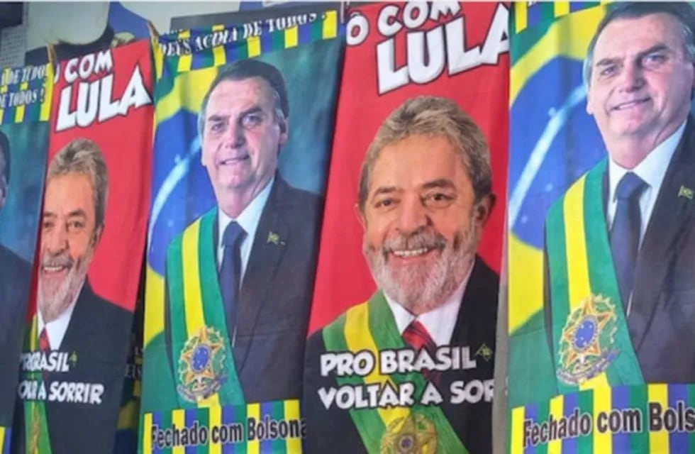 Lula da Silva y Jair Bolsonaro, los candidatos a la presidencia de Brasil. En las elecciones del próximo domingo, Mendoza ya tiene todo organizado para el sufragio.