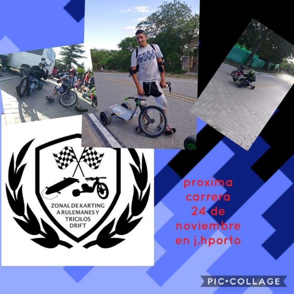 "Zonal de Karting a Rulemanes y Triciclos Drift Córdoba" en Carlos Paz.