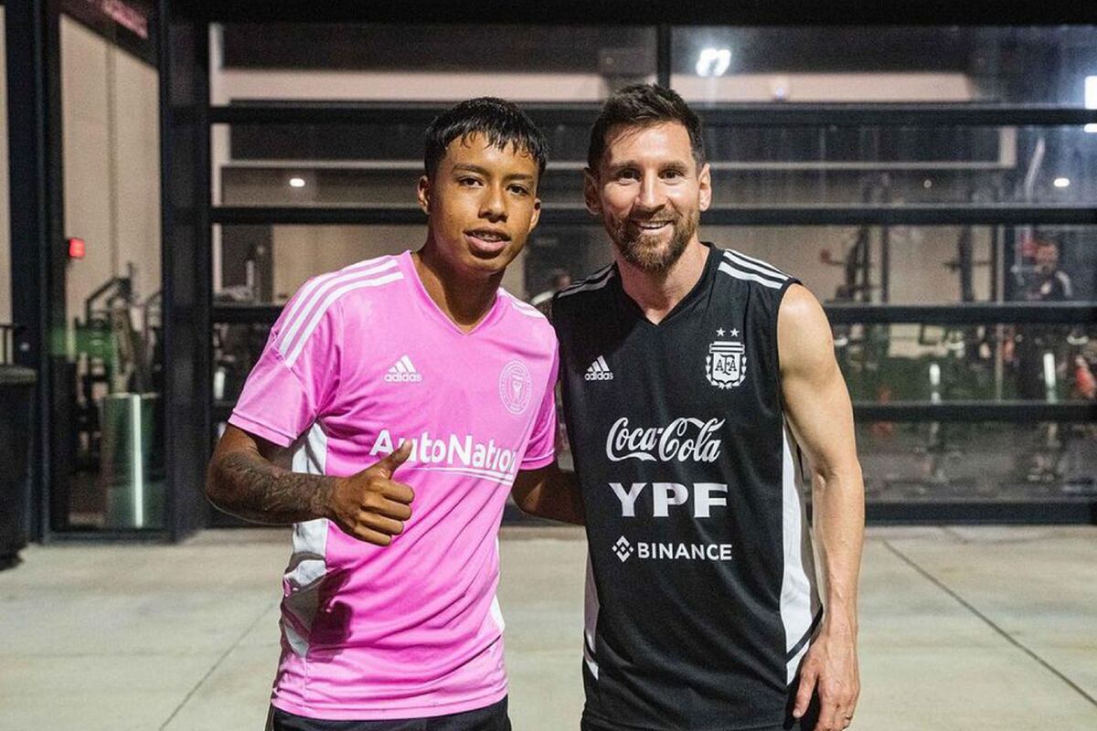 Messi ya se entrena en el Inter Miami (Archivo de la AFA)