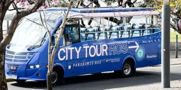 Colectivo para city tour en Rosario