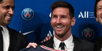 Presentación de Lionel Messi en el PSG