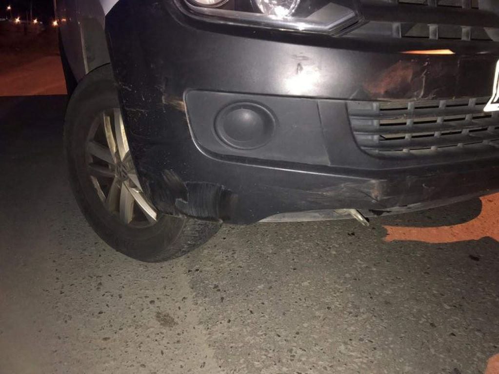 Accidente vial en Ushuaia.