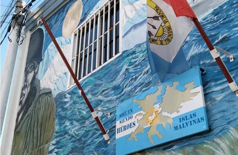 Se robaron la bandera argentina del Centro de ExCombatientes de Rafaela
