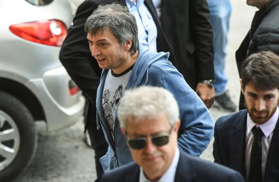 Máximo Kirchner presentó un escrito ante Claudio Bonadio por los cuadernos de las coimas. Foto: AFP.