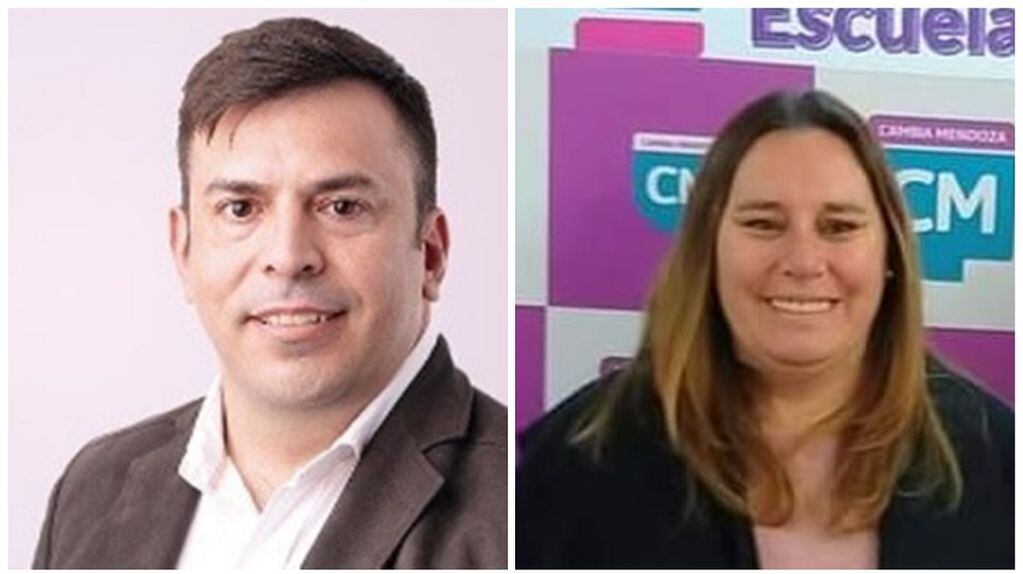 Herman Mercado y Laura Baldes son los precandidatos a copncejal por Cambia Mendoza en Lavalle.