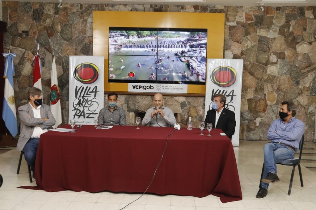 Conferencia de prensa, balance temporada turística 2020-2021 en Villa Carlos Paz.