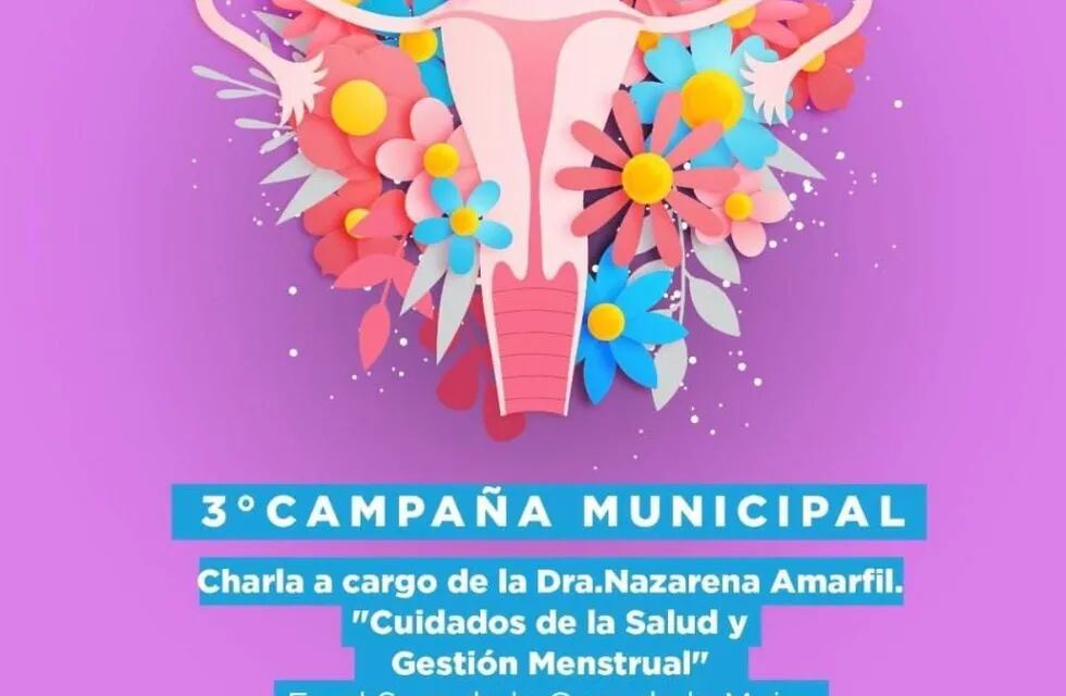 La Secretaría de la Mujer de la Municipalidad de Ushuaia llevará adelante una charla sobre “Cuidados de la Salud y Gestión Menstrual”