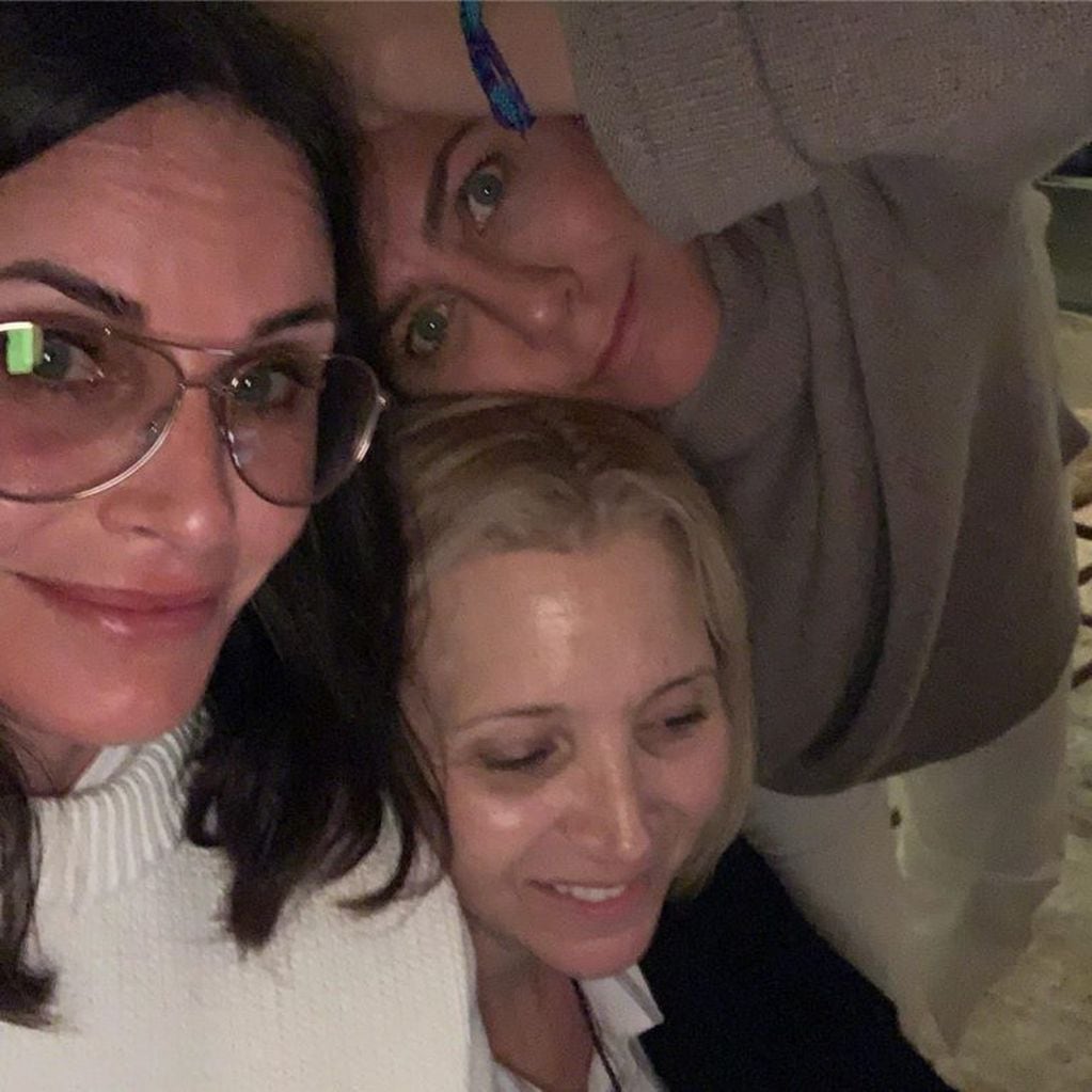 Meses atrás, Cox y Aniston se reunieron con Lisa Kudrow. (Instagram/courteneycoxofficial)