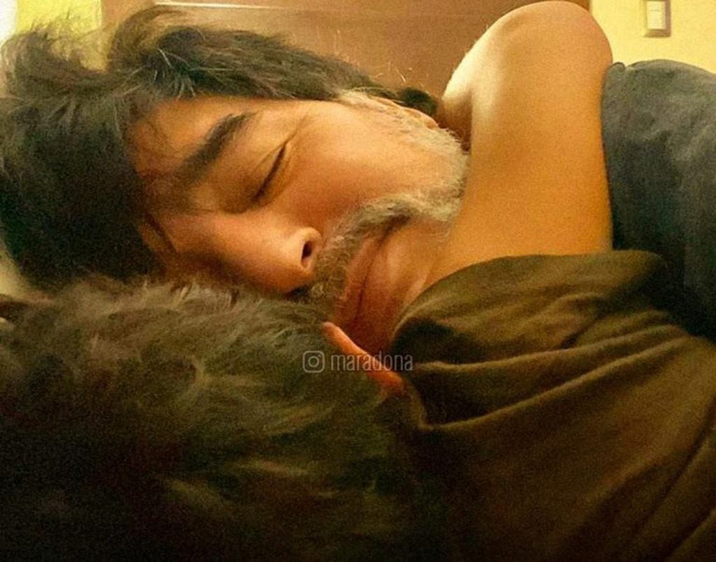 Diego Maradona y su hijo Dieguito Fernando (Foto: Instagram/Maradona)