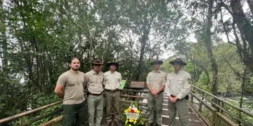 Homenajearon al guardaparque Bernabé Méndez al cumplirse un nuevo aniversario de su muerte  - Parque Nacional Iguazú