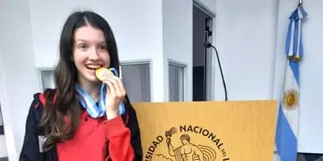 Julieta Álvarez, oro en las Olimpiadas nacionales de Geografías