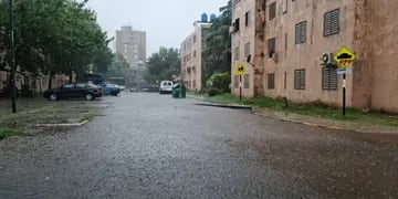 Fuerte tormenta en Rosario