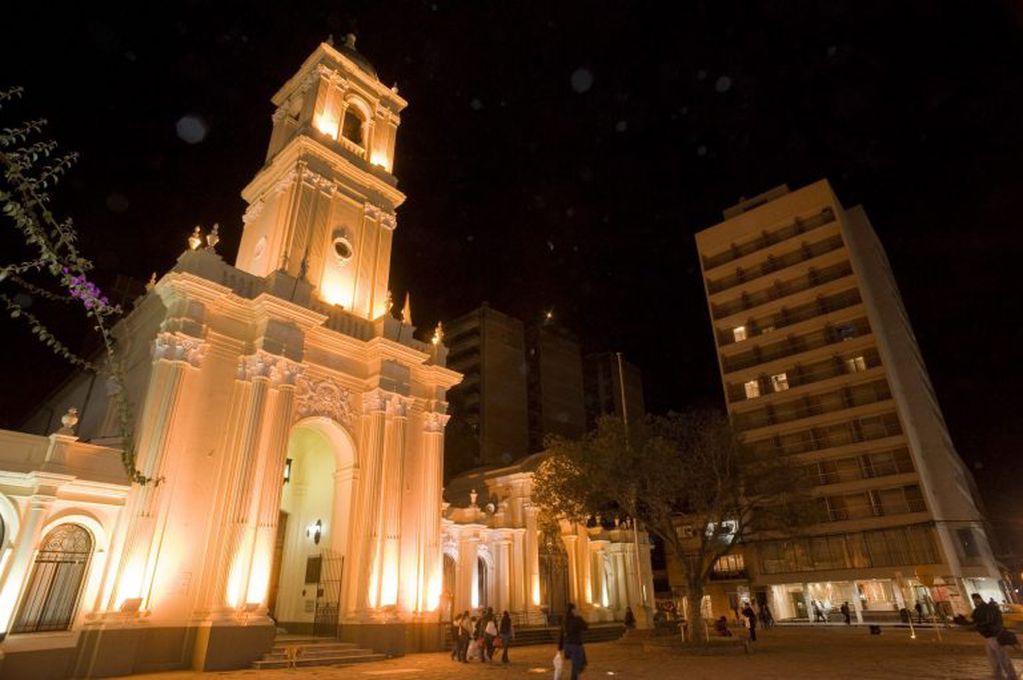 Catedral de la ciudad San Salvador de Jujuy, desde donde inicia la peregrinación a Río Blanco