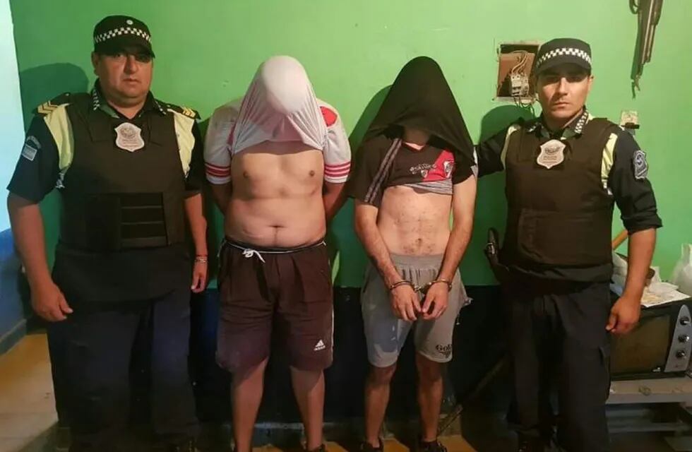 Aprehenden a sospechosos de un violento robo ocurrido en Concepción. (Foto: Policía de Tucumán)